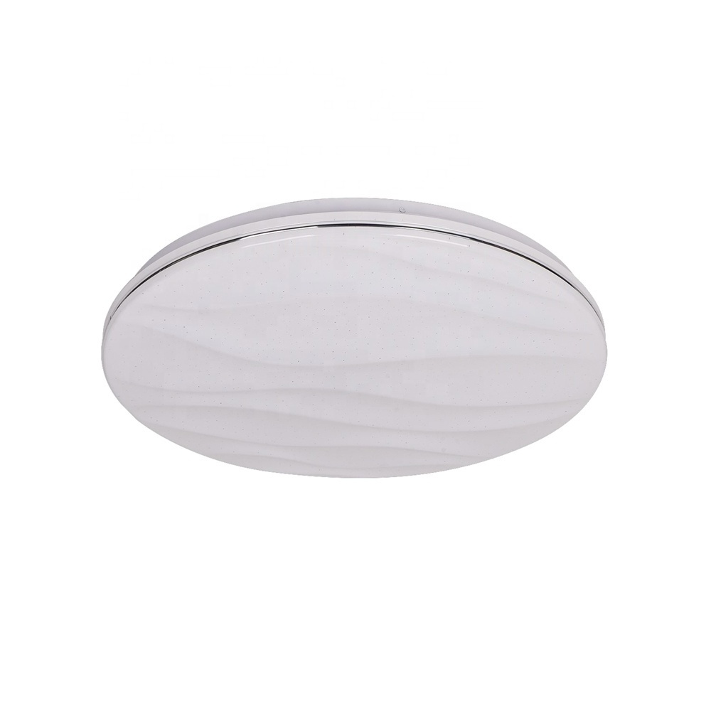 Round flush mount ceiling lights With Remote 3000-6500K 36W 48w Cool White Led Fitting for Dining Room Hallway Hotel