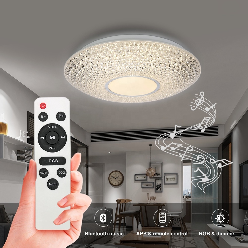 Low Price Dimmable Recessed Corridor Kids Led Wireless Speaker 8-Ball Crystal Ceiling Light