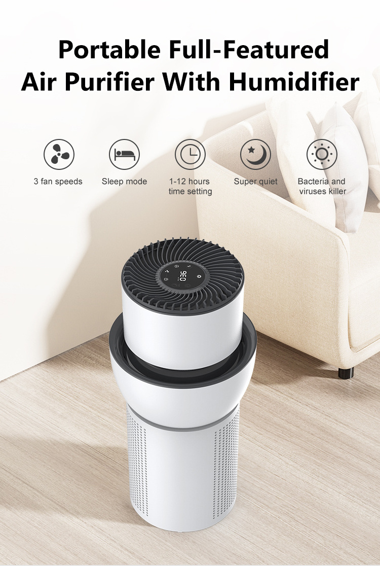 CB Home Air Purifier Large CADR Air Cleaner With Humidifying Function Unique Looking