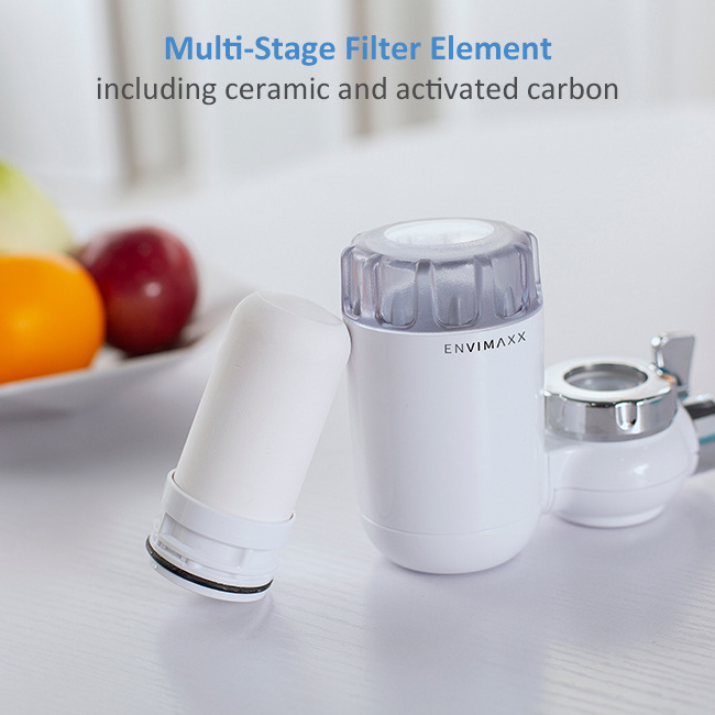 Best selling Faucet Water Purifier Ceramic Filter Cartridge Faucet Mount Water Filtration System