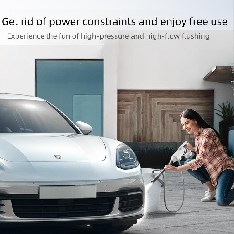 Foam Cannon Cleaner Portable Cordless Electric High Pressure Car Brush Washer Machine Wireless Washer Gun