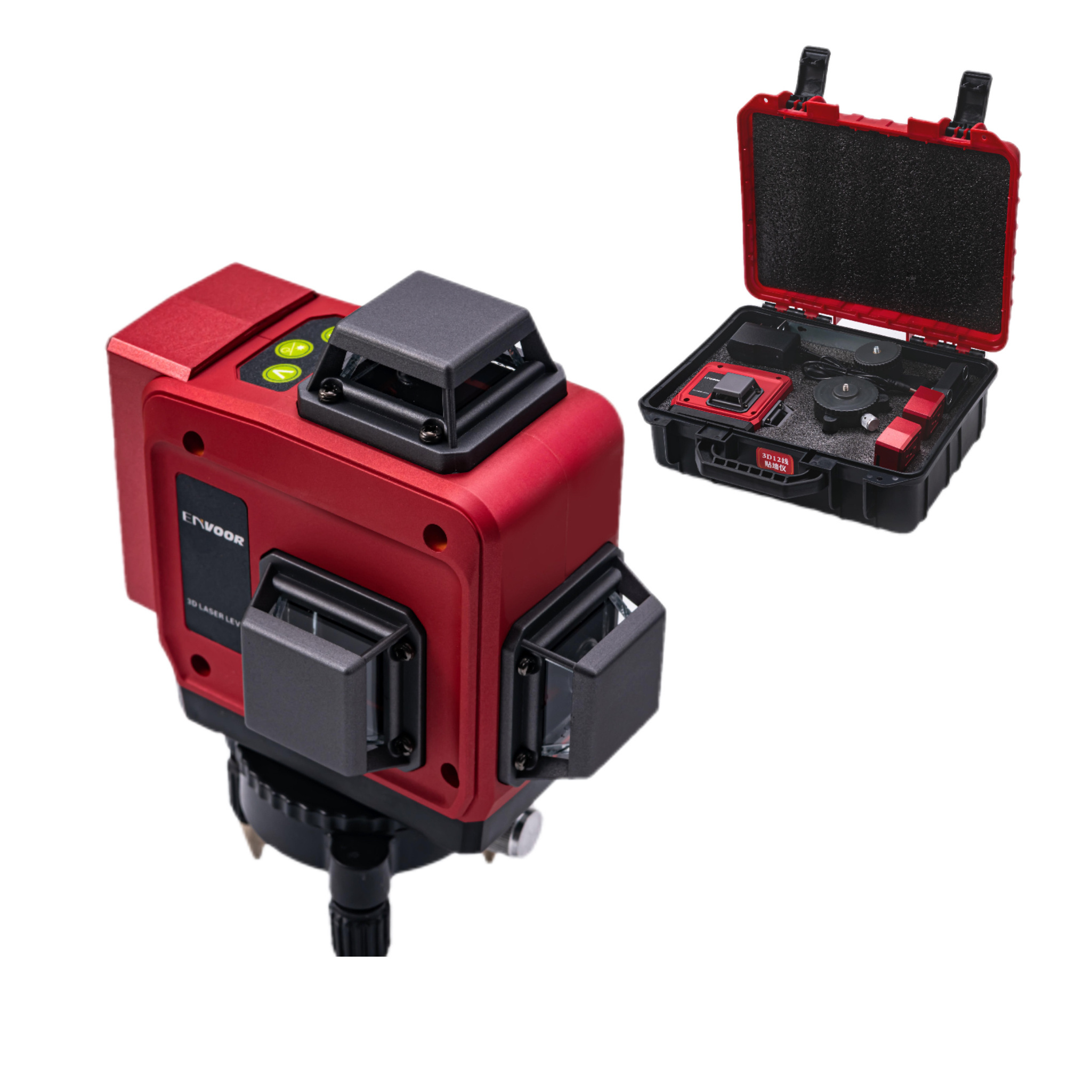 Easy To Operate Laser Self Leveling Green Beam Cross Line Laser 12 Lines 360