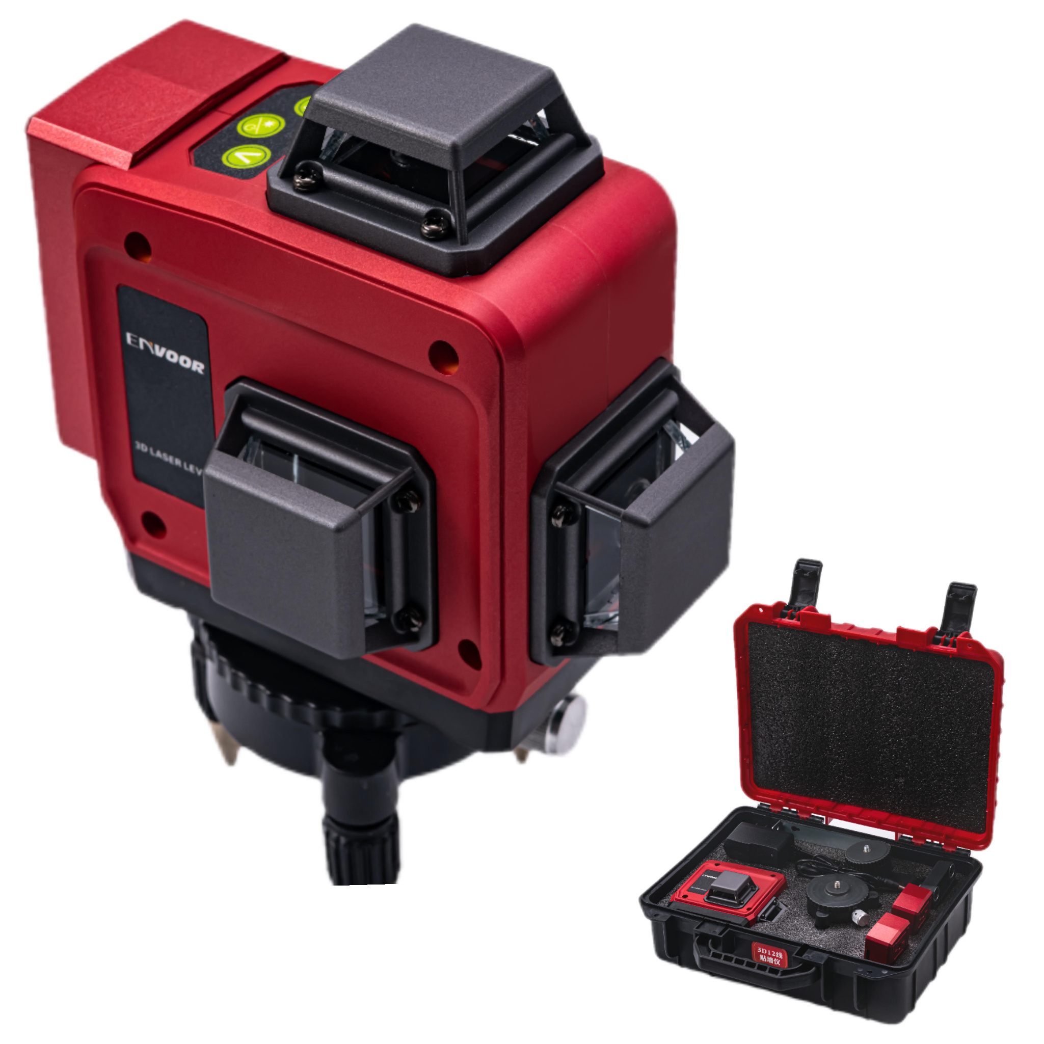 Easy To Operate Laser Self Leveling Green Beam Cross Line Laser 12 Lines 360