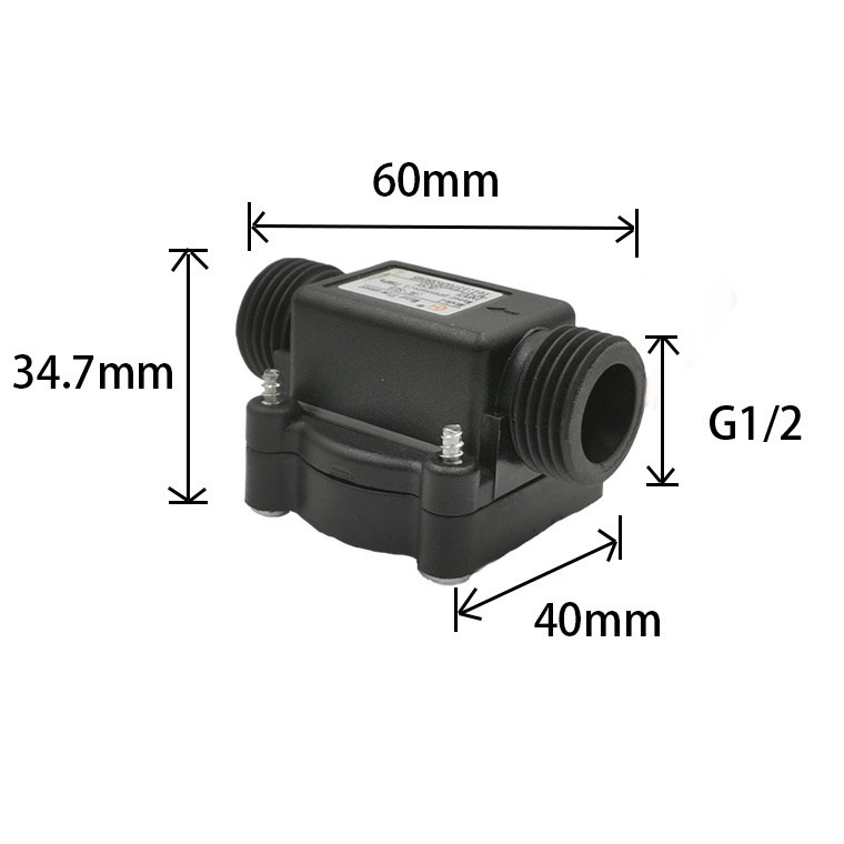 DN15 DN20 Plastic Magnetic Water Flow Switch High Pressure Flow Switches