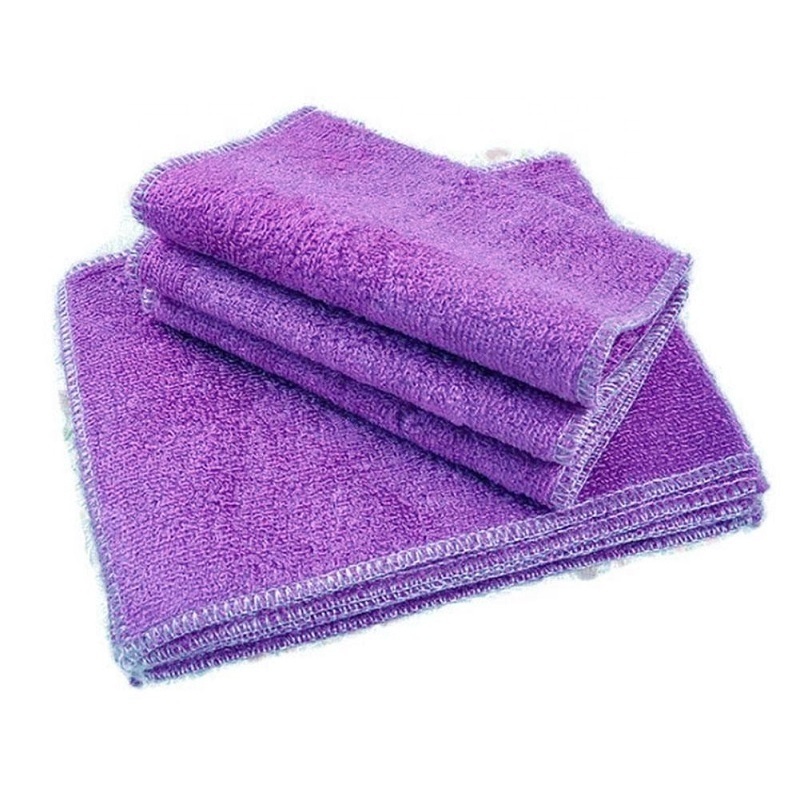 Professional colorful microfiber cloth supplier dish washing bamboo fibre kitchen towel