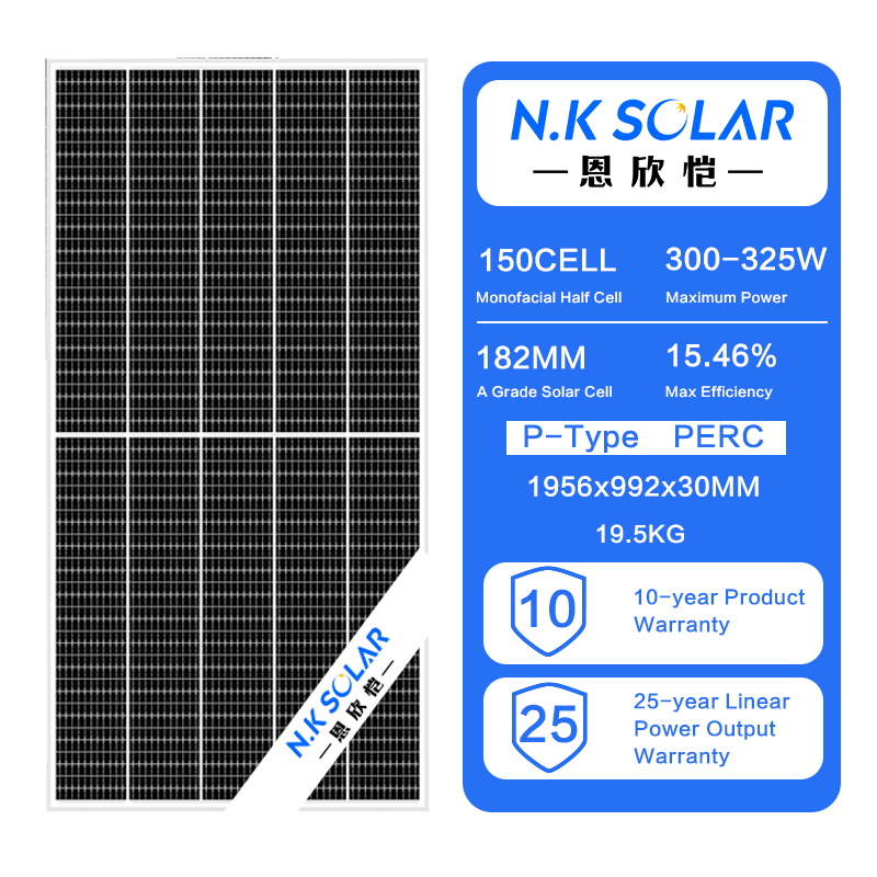 Monocrystalline Silicon High Efficiency 300W 400W 500W 600W 1000W  Solar Panels Hjt Photovoltaic Half Cell Solar Panels Price