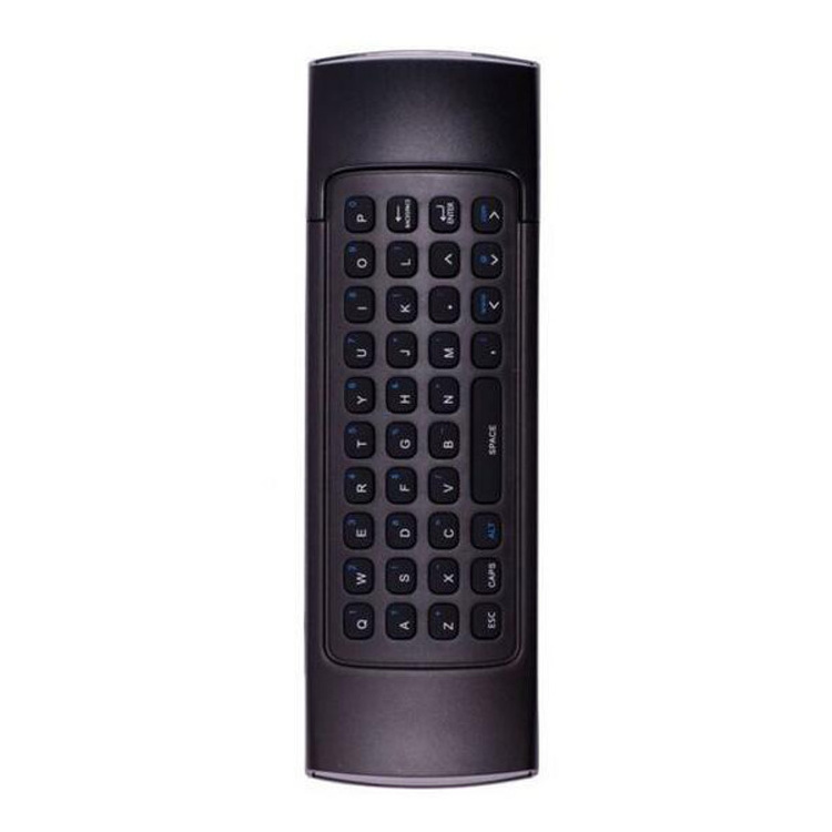 High Quality 2.4G Remote Control Qwerty Wireless Keyboard Air Fly Mouse Mic Voice Input IR Remote Control