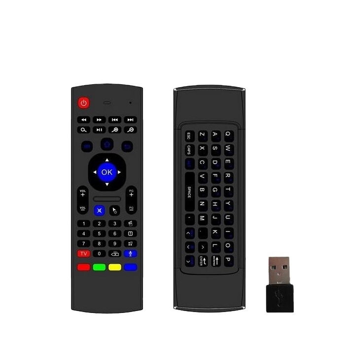 2.4G Wireless Keyboard Air Fly Mouse Mic Voice Input IR Remote Control Air mouse