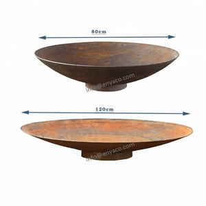 80cm / 100cm / 120cm Cheap Steel Bowl Metal Dish Fire Pit, Rustic Firepit Outdoor Fire Pit Bowl