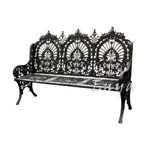 Long Seat Benches Antique Outdoor Furniture Bench Garden Park Patio Villa Metal Cast Iron Outdoor Furniture