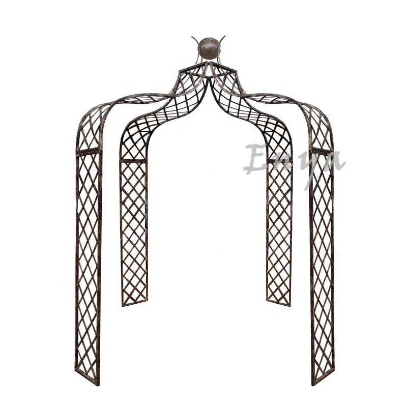 Patio Wrought Iron Garden Metal Arches Arbours Pergola And Gazebos Outdoor