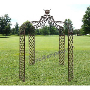 Wrought Iron Garden Metal Flower Gazebo Pavilion And Pergola Outdoor