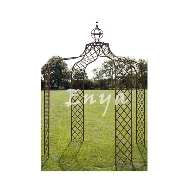 Wrought Iron Garden Metal Flower Gazebo Pavilion And Pergola Outdoor