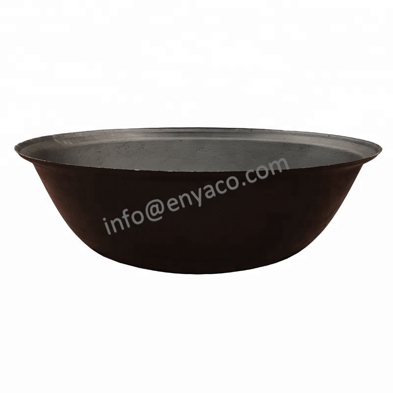 China Foundry Large Outdoor Steel Fire Pit and Garden Decor Big Lotus Flower Water Deep Bowl Cast Iron Kettle Cauldron