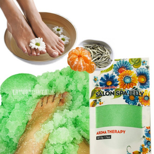 Pedicure foot soak for dry cracked feet moisturizing jelly spa pedi soak to relax sore feet