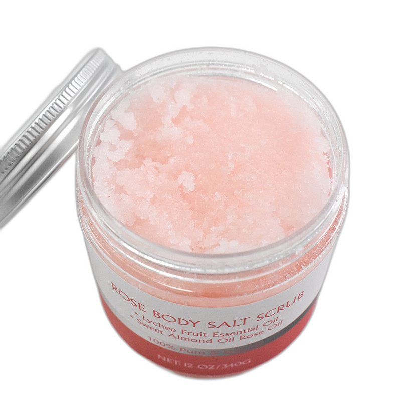 Hot Selling Himalayan Salt Scrub Natural Body Sugar Scrub Exfoliate Skin Whitening Body Scrub with shea butter