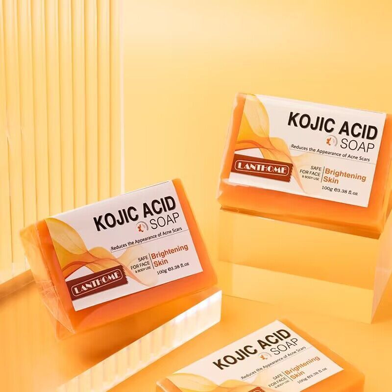 wholesale Private Label Natural Face Body Kojic Acid Soap Contain Salicylic Acid For Dark Spots