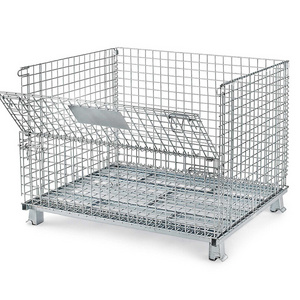 Cage Pallet Stainless Steel Wire Mesh Container Pallet Storage Equipment