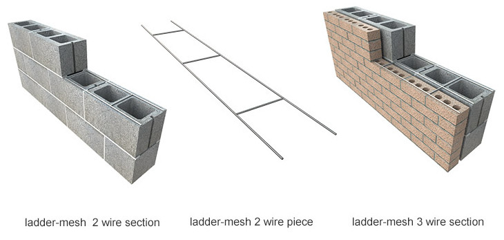 Block ladder mesh masonry reinforcement mesh ladder mesh reinforcement