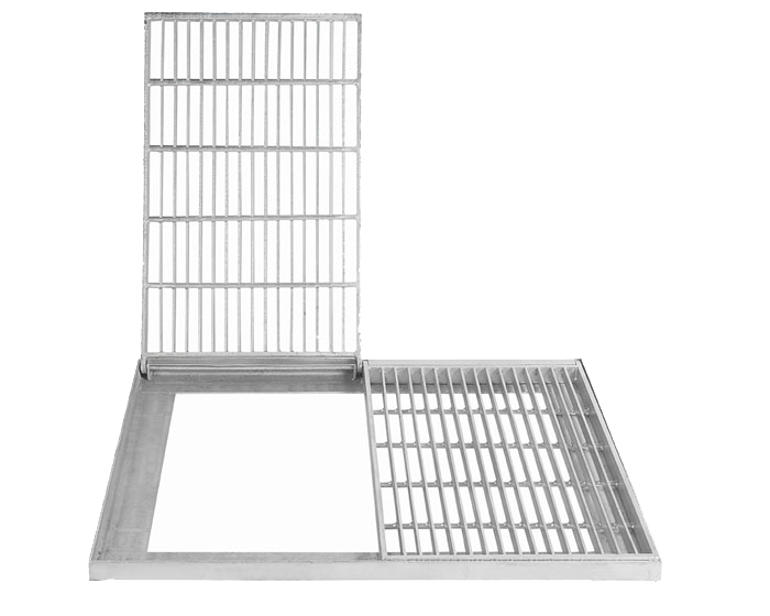 PEDESTRIAN GRATING WITHOUT MILD STEEL PLATE