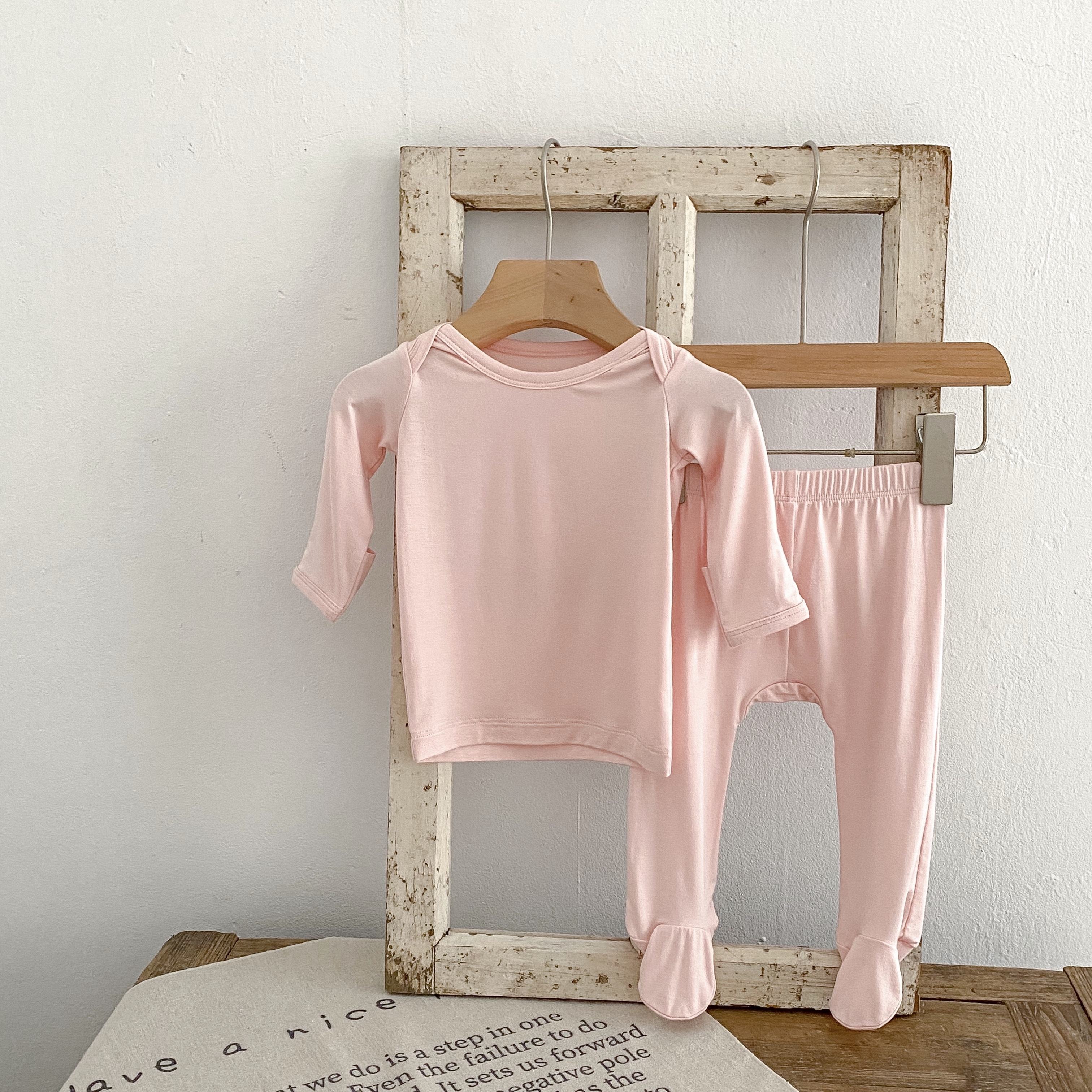 Bamboo Newborn Baby clothes  Zipper Pajamas Suit Set Soft Baby Jumpsuit Sleepers Baby Rompers