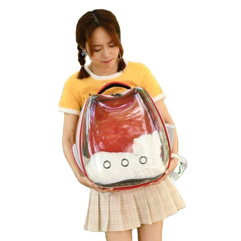 Breathable Large Cat Spaceship Backpack |Pet Panoramic Transparent Capsule Bag |Dog Bubble Carrier | Pet Travel Carrier Bag