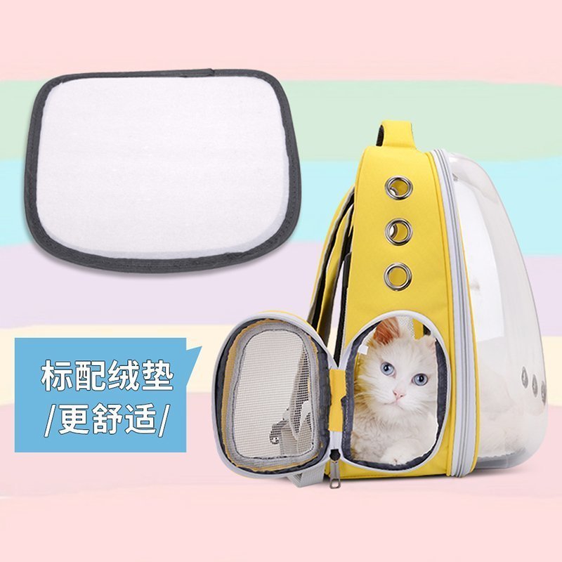 Breathable Large Cat Spaceship Backpack |Pet Panoramic Transparent Capsule Bag |Dog Bubble Carrier | Pet Travel Carrier Bag