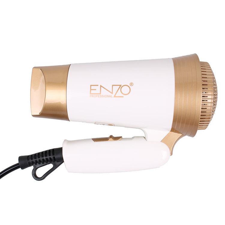 ENZO New design OEM service portable Low noise gift electric 1800W travel child use hair dryer mini foldable dry hair blower