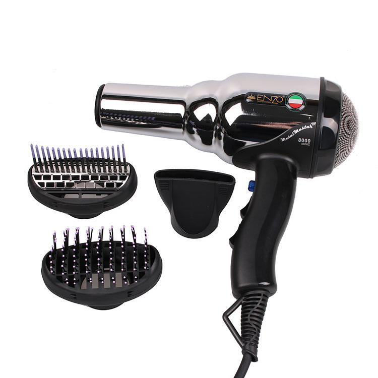 ENZO Wholesale guangdong shenzhen high power hotel metal professional AC motor hair salon hair dryer travel bag with stainless s