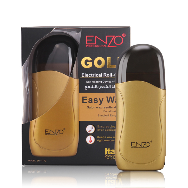 ENZO Wholesale Private Label Depilatory Wax Roller Cartridges Portable Handheld Hair Removal Wax Roller Mach