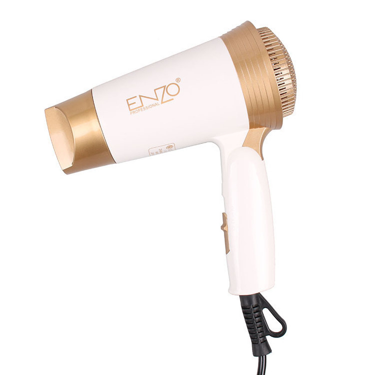 ENZO New design OEM service portable Low noise gift electric 1800W travel child use hair dryer mini foldable dry hair blower