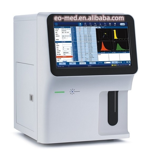 Best price laboratory equipment 5-part auto hematology analyzer 60T/H touch screen open system CBC200