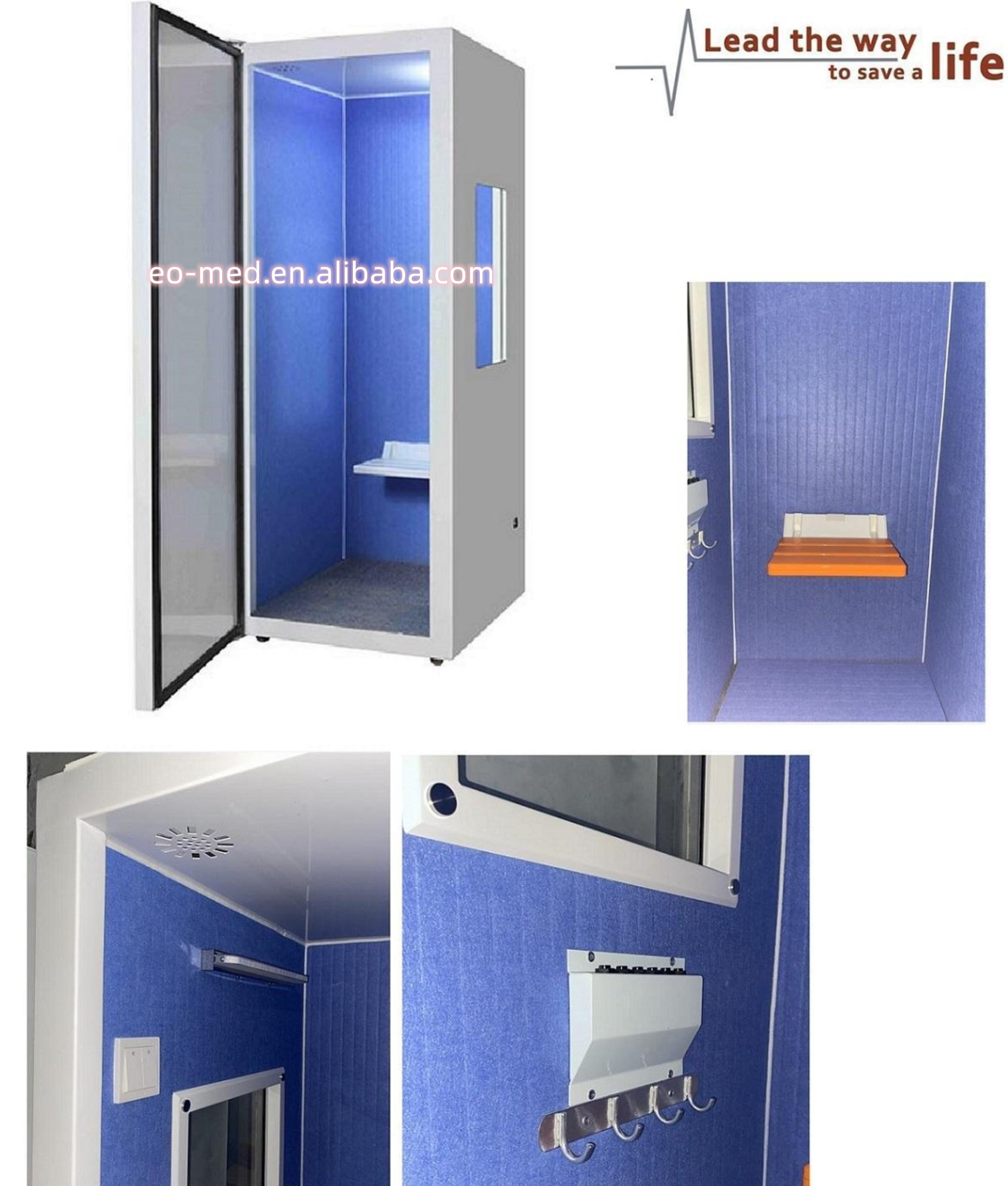 Hot sale low price mobile fixed audiometric room portable soundproof booth