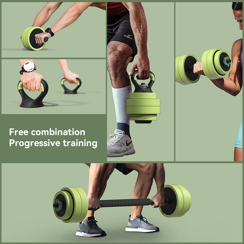 ODM/OEM customized Dumbbell+barbell+kettle bell+Push-up fitness equipment home used strength training equipment