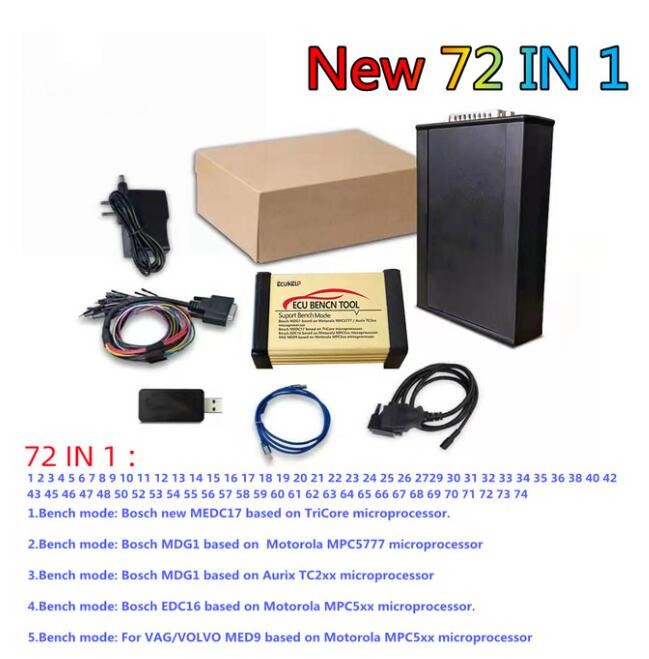 Latest KTMFLASH 72 IN 1 ECU Programmer =KTMFLAH 67 IN 1+ ECU BENCH TOOL Read & Write ECU Via Boot OBD Bench ktm200 programmer