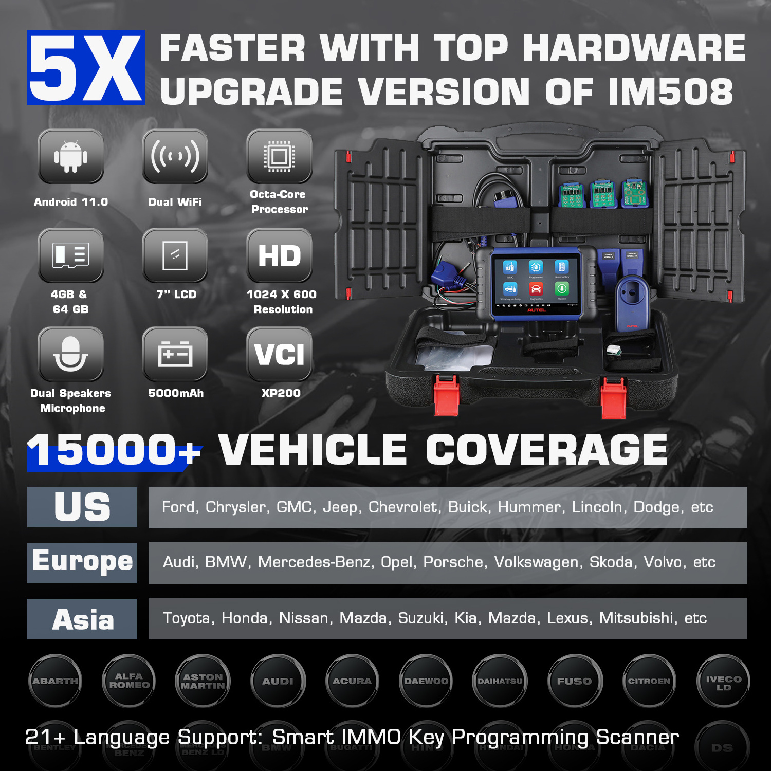 2023 Autel MaxiIM IM508S Advanced Key Programming Tool Plus XP400 Pro with APB112 and G-BOX2 with 2 Year Update autel im508 pro