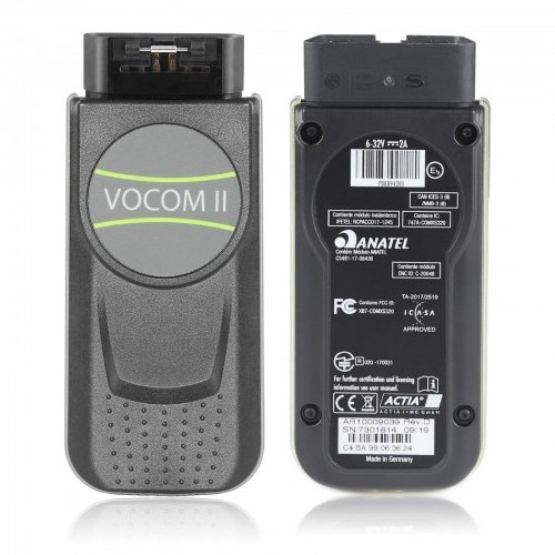 Original Vocom II Heavy Duty  Truck Diagnostic Tool Genuine Mini Vocom II  Adapter 88894200 Vocom2 Mini For Volvo Bus Truck