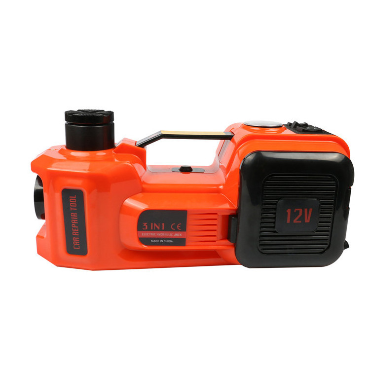 2022 3 in 1 Tire Lifting Car Repair Tools Inflator Flashlight Safe Hammer Portable 5T 150W Car Jack Electric Hydraulic