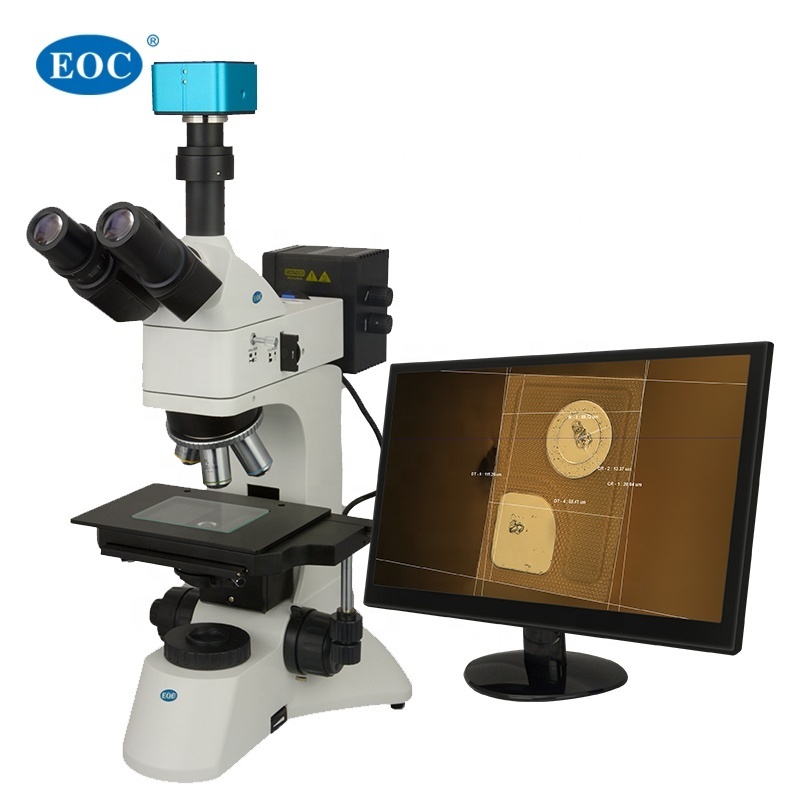 EOC 20 Mega Pixel USB3.0 Analysis Optical Digital Polarizing digital metallographic metallurgical microscope with camera