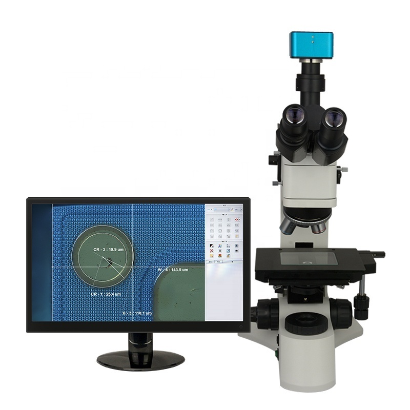 EOC 20 Mega Pixel USB3.0 Analysis Optical Digital Polarizing digital metallographic metallurgical microscope with camera