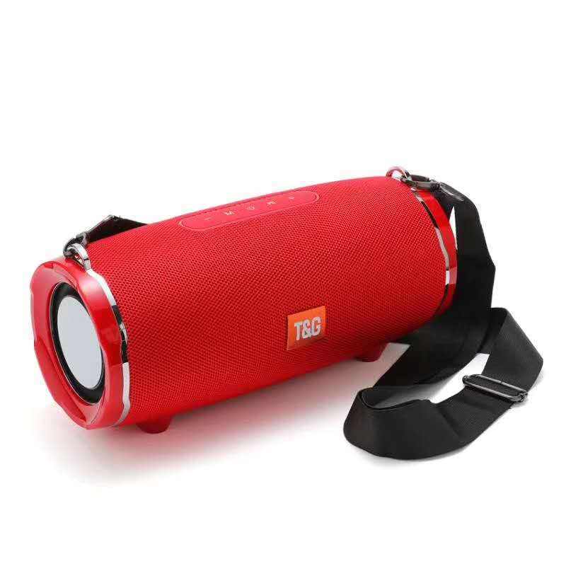 TG-187 Real 30W High Power Super Bass Stereo Outdoor Wireless Speaker with Bluetooth TF USB FM AUX Splash Proof Handsfree Strap