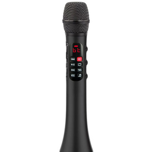 L-1038 25W Intelligent Wireless Bluetooth Karaoke Microphone Speaker with TF TWS Recorder Earphone DSP 5000mah Battery