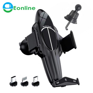 3D OEM Magnetic Wireless Car Charger 15W Auto Clamping Car Charger Phone Mount Holder fit for iOS15 14 13 12 Mini Pro Max Galaxy