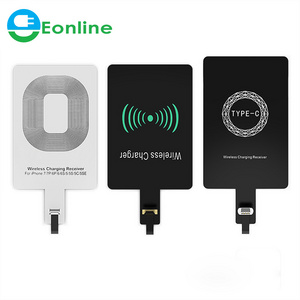 Qi Wireless Charger Receiver For 5s SE 7 6 6s Plus Universal Wireless Charging Receiver Module For Micro USB Type-C Phone