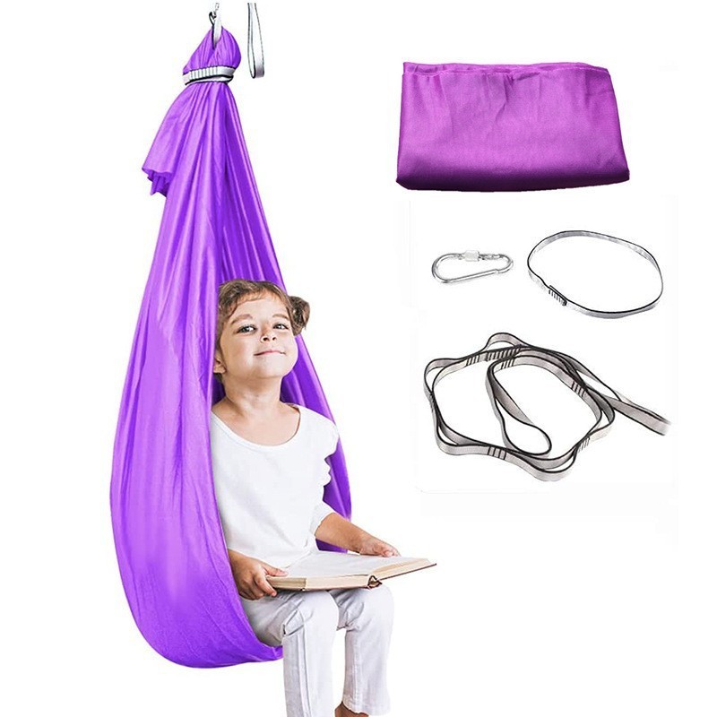 Swing for Kids with 360 Swivel Hanger, Indoor Therapy Swing Great for Autism, ADHD, Sensory Processing Disorder