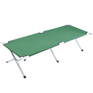 Portable Camping Cot Adult Folding Bed - Green 6.2ft Backpacking Tent Cots Camping Furniture Sleeping Fold Up Bed