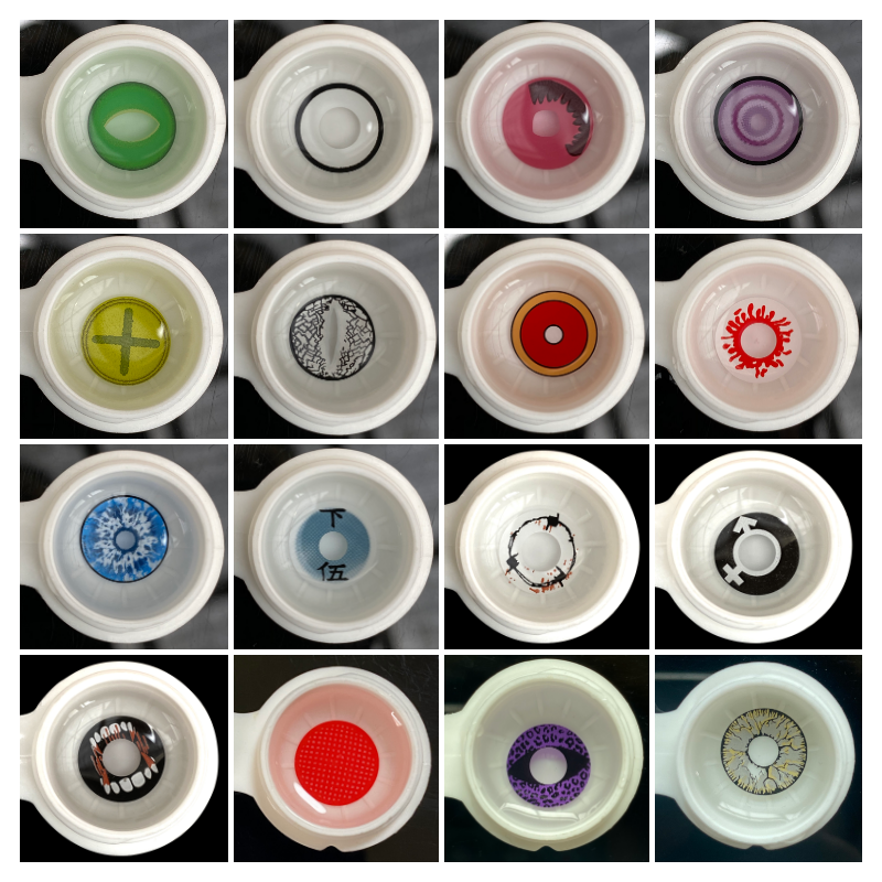 Wholesale cosplay crazy eye anime contact lenses