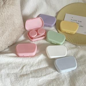 Contact lens packaging Box Cleaning Kit Solution Accessories Contact lenses Case Box contact lens case boxes