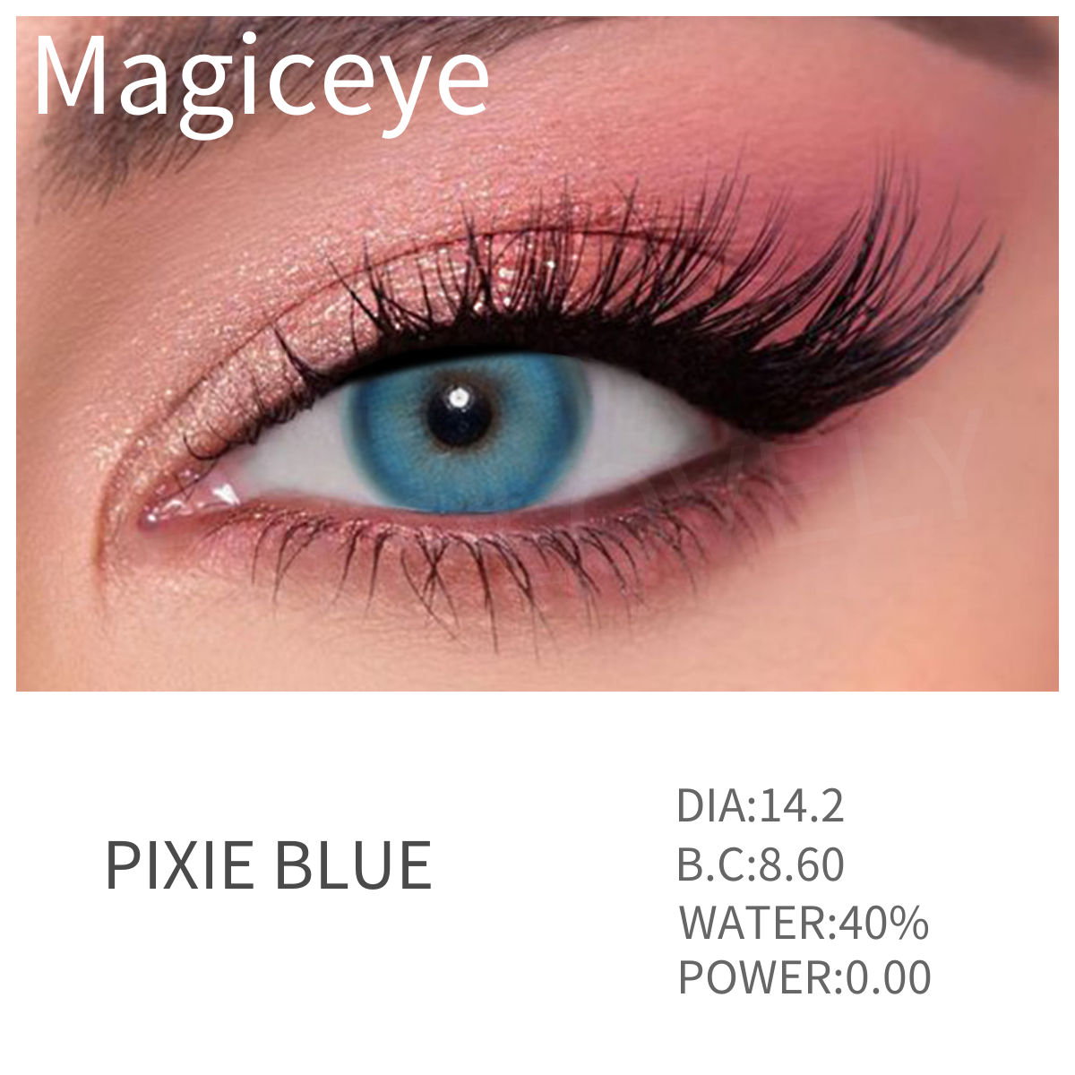 Magiceye Factory Price Alaska Series Yearly Color Contact Lenses Volcano Gray Coloured Contacts Natural Blue Eye Contacts