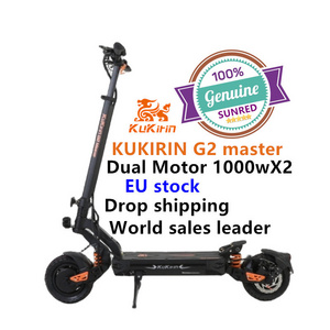 new 2024 products best selling europe warehouse stocks 1000w*2 dual motor kukirin G2 MASTER electric mobility scooter